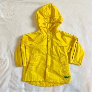 Yellow rain coat. 2T